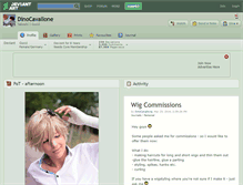 Tablet Screenshot of dinocavallone.deviantart.com