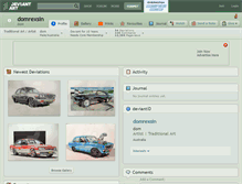 Tablet Screenshot of domrexsin.deviantart.com