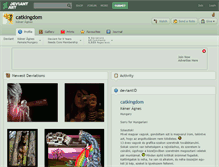 Tablet Screenshot of catkingdom.deviantart.com