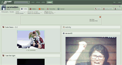 Desktop Screenshot of caromadden.deviantart.com