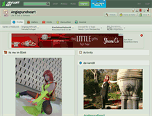 Tablet Screenshot of angiepureheart.deviantart.com