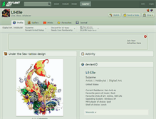 Tablet Screenshot of lil-elle.deviantart.com