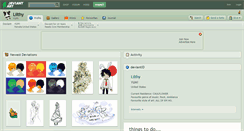 Desktop Screenshot of lilthy.deviantart.com
