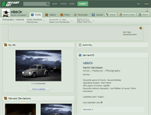 Tablet Screenshot of nibbl3r.deviantart.com