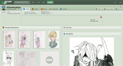 Desktop Screenshot of mizunenyanya.deviantart.com