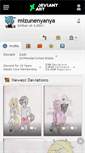 Mobile Screenshot of mizunenyanya.deviantart.com