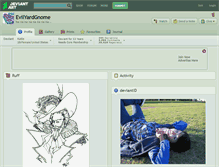 Tablet Screenshot of evilyardgnome.deviantart.com