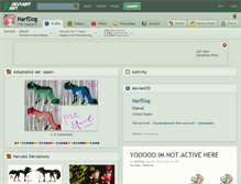 Tablet Screenshot of narfdog.deviantart.com