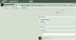 Desktop Screenshot of deadfishgraphics.deviantart.com