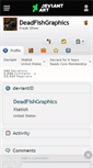 Mobile Screenshot of deadfishgraphics.deviantart.com