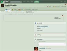 Tablet Screenshot of deadfishgraphics.deviantart.com