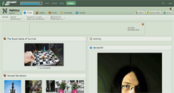 Desktop Screenshot of nafolux.deviantart.com