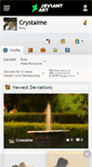 Mobile Screenshot of crystalme.deviantart.com