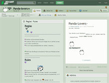 Tablet Screenshot of panda-lovers.deviantart.com