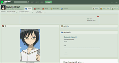 Desktop Screenshot of kuzumi-hiroshi.deviantart.com