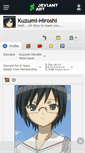 Mobile Screenshot of kuzumi-hiroshi.deviantart.com