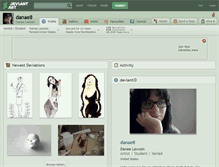 Tablet Screenshot of danae8.deviantart.com