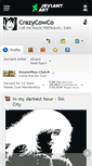 Mobile Screenshot of crazycowco.deviantart.com