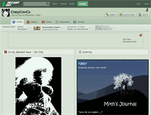 Tablet Screenshot of crazycowco.deviantart.com