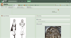 Desktop Screenshot of dgesika.deviantart.com