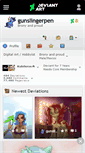 Mobile Screenshot of gunslingerpen.deviantart.com