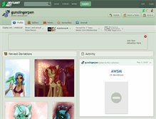 Tablet Screenshot of gunslingerpen.deviantart.com