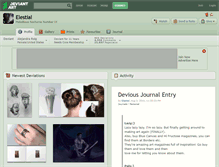 Tablet Screenshot of elestial.deviantart.com