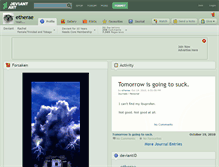 Tablet Screenshot of etherae.deviantart.com