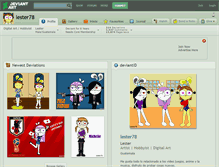Tablet Screenshot of lester78.deviantart.com