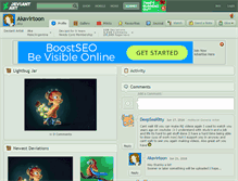 Tablet Screenshot of akavirtoon.deviantart.com