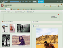 Tablet Screenshot of anas-aniox.deviantart.com