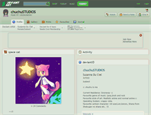 Tablet Screenshot of chuchustudios.deviantart.com