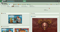 Desktop Screenshot of felideus.deviantart.com