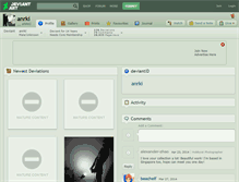 Tablet Screenshot of anrki.deviantart.com