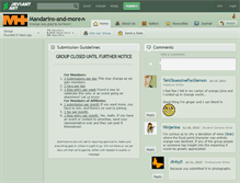 Tablet Screenshot of mandarins-and-more.deviantart.com