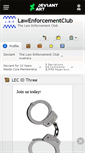 Mobile Screenshot of lawenforcementclub.deviantart.com