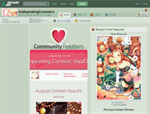 Tablet Screenshot of marepeatingcontests.deviantart.com