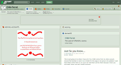 Desktop Screenshot of chibi-ferret.deviantart.com