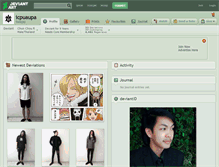 Tablet Screenshot of icpuaupa.deviantart.com