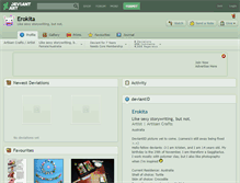 Tablet Screenshot of erokita.deviantart.com