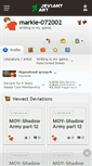 Mobile Screenshot of markie-072002.deviantart.com