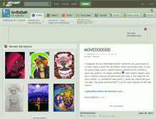 Tablet Screenshot of gwendun.deviantart.com