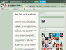 Tablet Screenshot of animal-love-club.deviantart.com