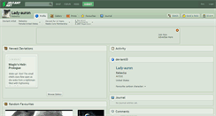 Desktop Screenshot of lady-auron.deviantart.com