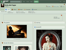 Tablet Screenshot of emily-die-puppe.deviantart.com