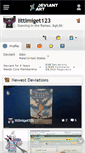 Mobile Screenshot of littlmiget123.deviantart.com
