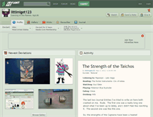 Tablet Screenshot of littlmiget123.deviantart.com