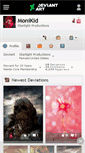 Mobile Screenshot of monikid.deviantart.com