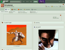 Tablet Screenshot of m1nutemen.deviantart.com