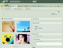 Tablet Screenshot of layza.deviantart.com